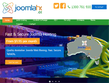 Tablet Screenshot of joomlahost.com.au